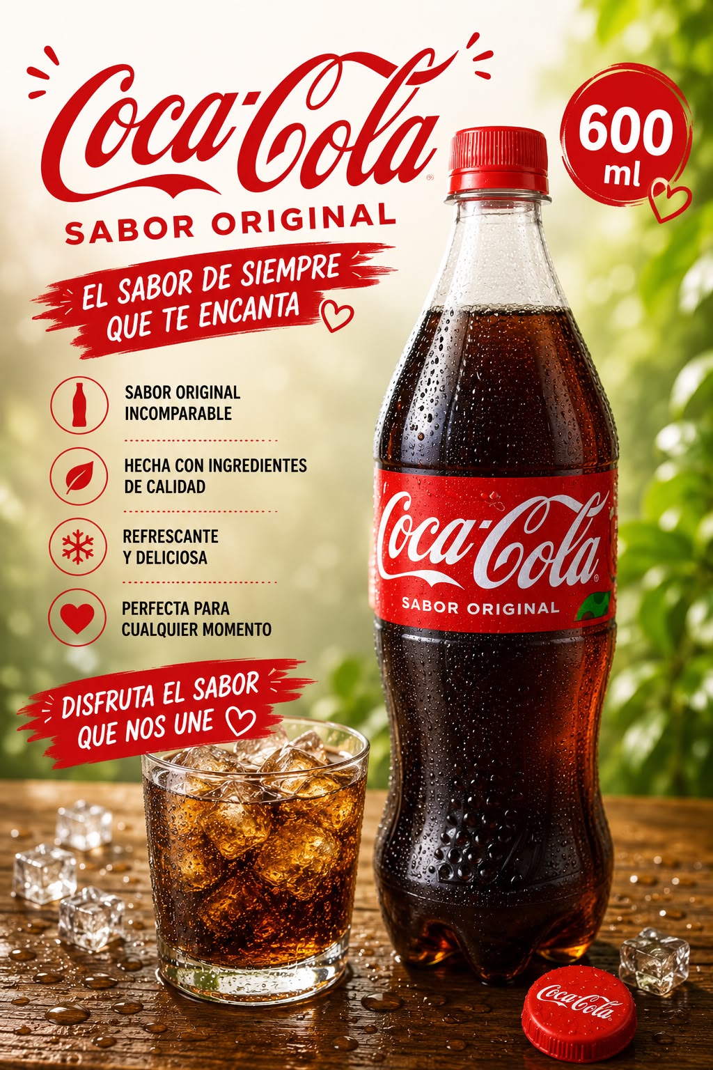 Refresco Coca 600ml